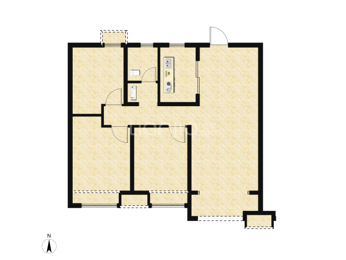 旭辉银盛泰·星河城--建面 89m²