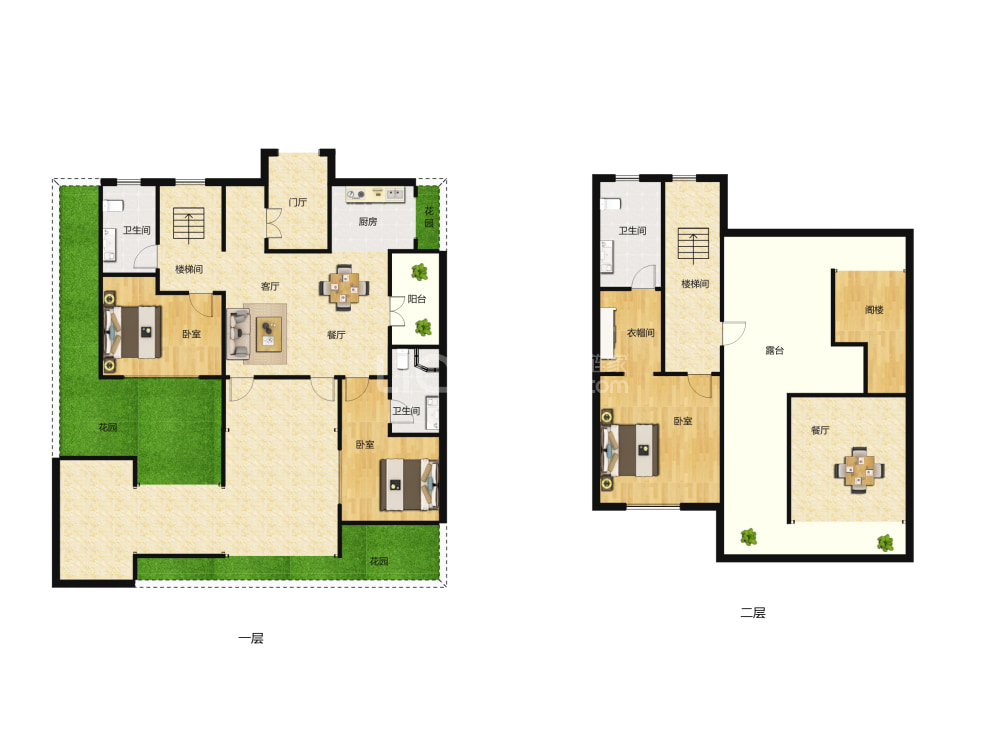 天泰桃花源户型图(链家网)