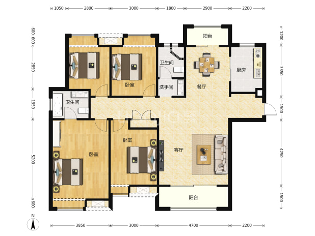 金地铂悦户型图