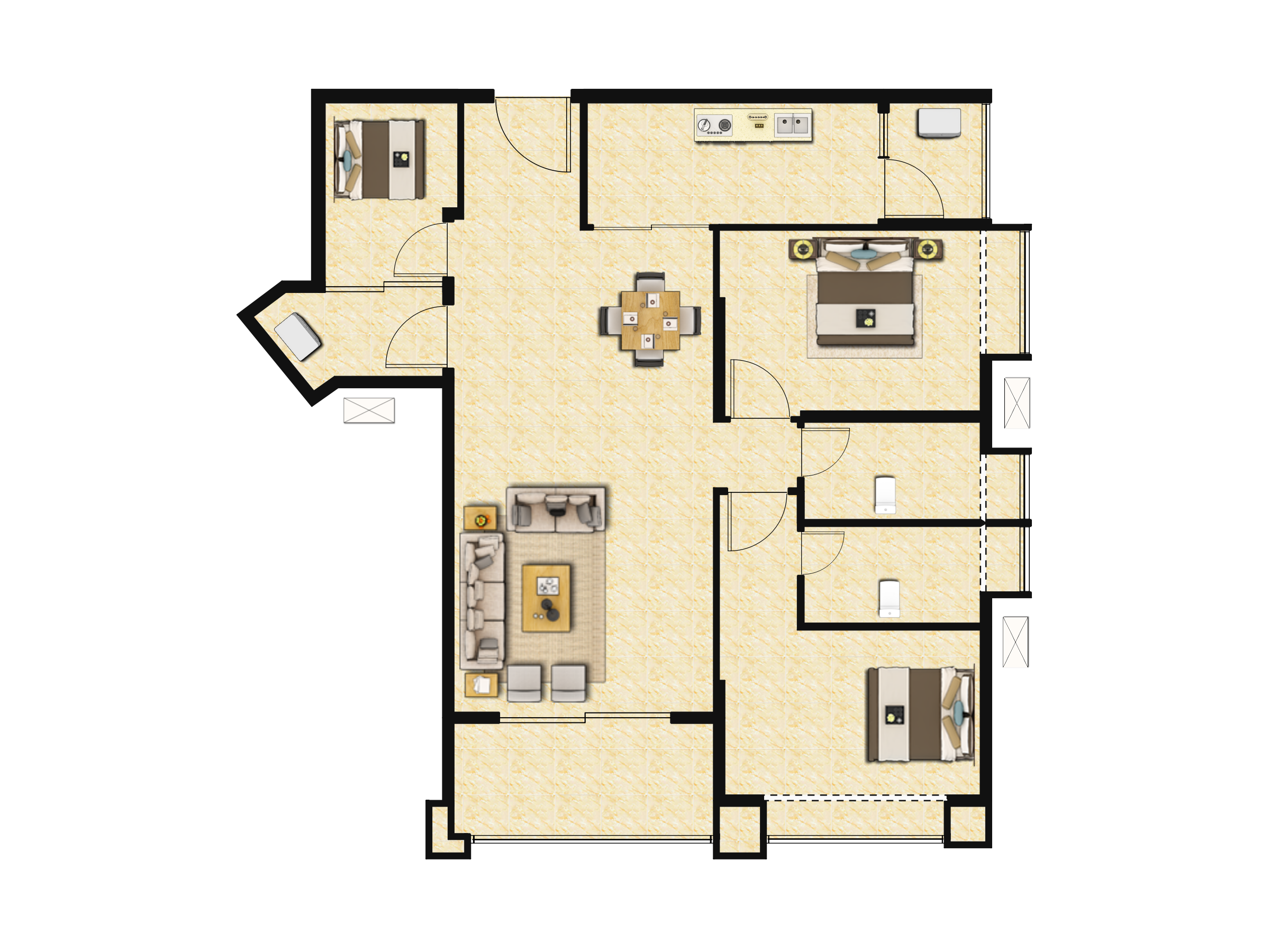 广地花园户型图