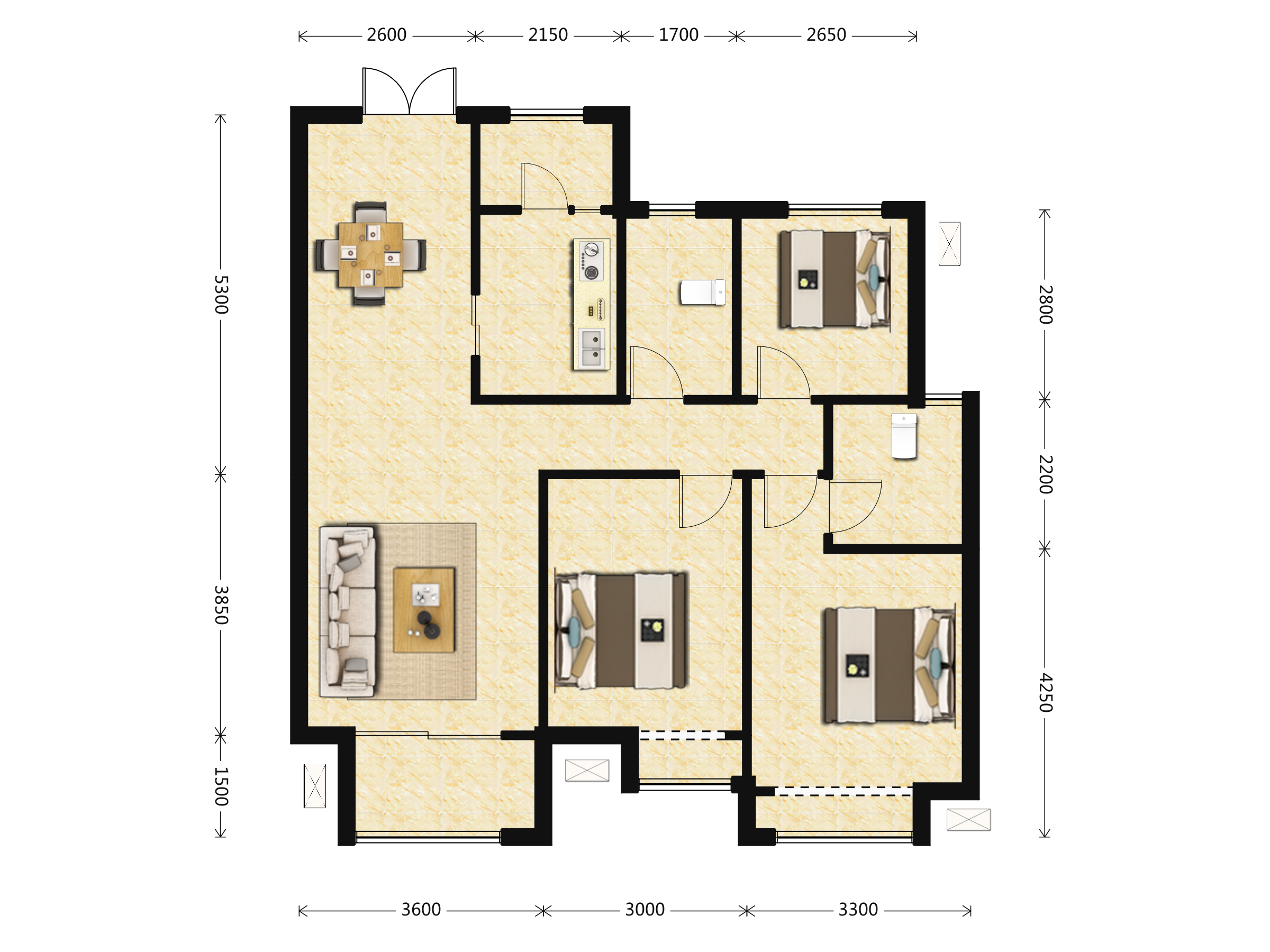 金融街金悦府户型图(金融街金悦府链家新房)