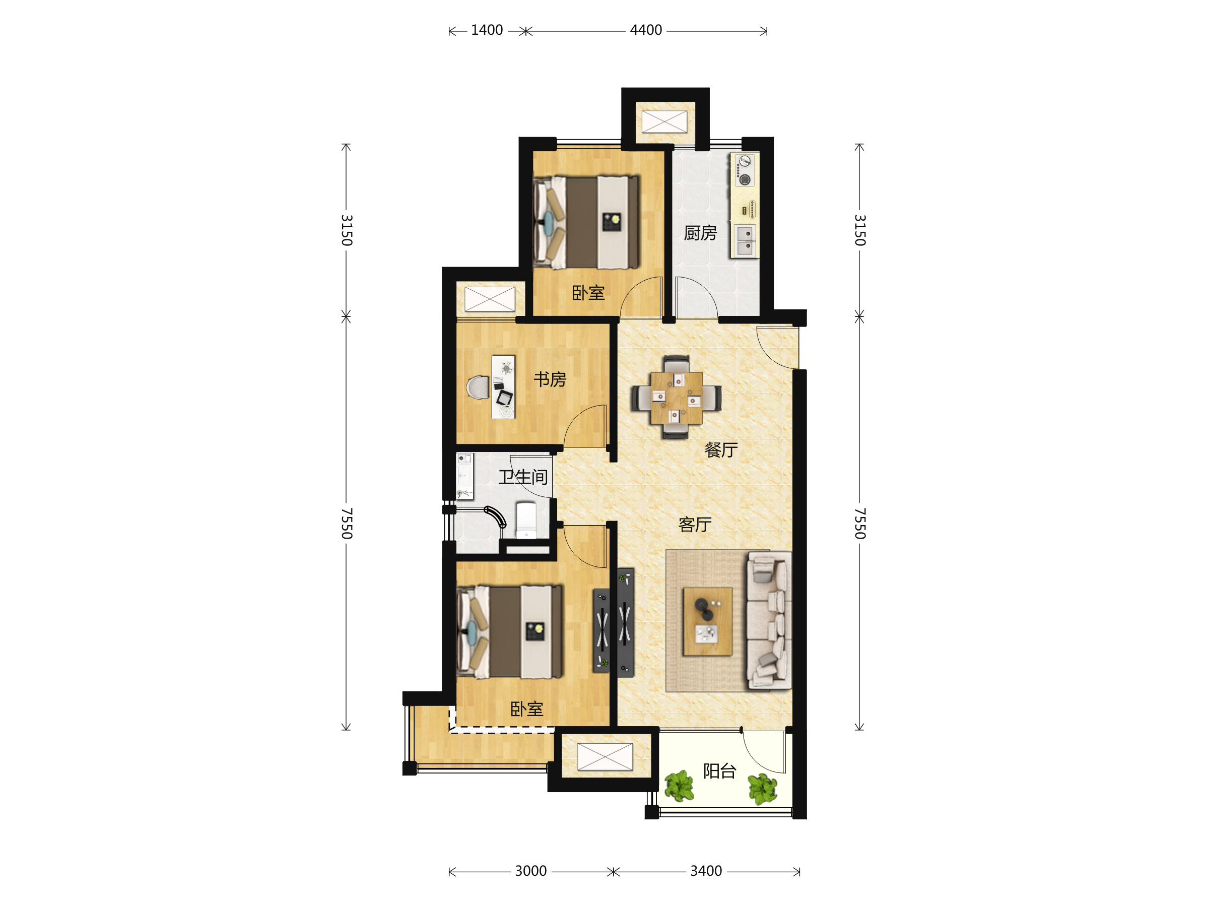 k2十里春风户型图