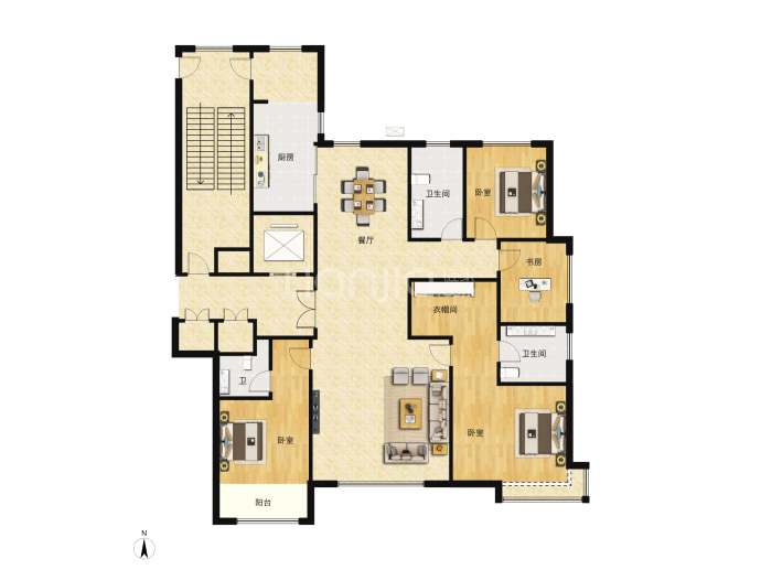 国赫天著--建面 180m²