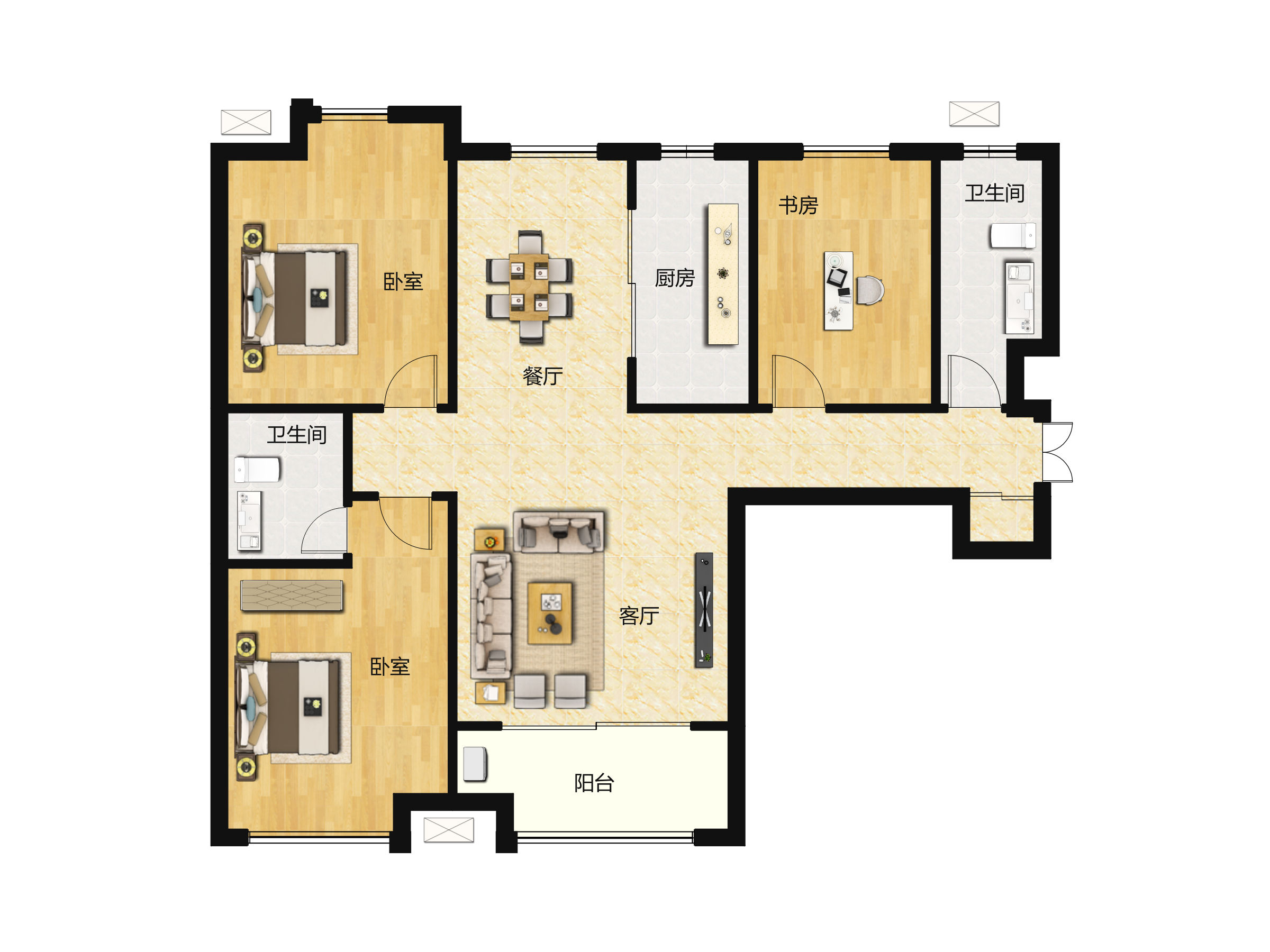 翰林国际户型图