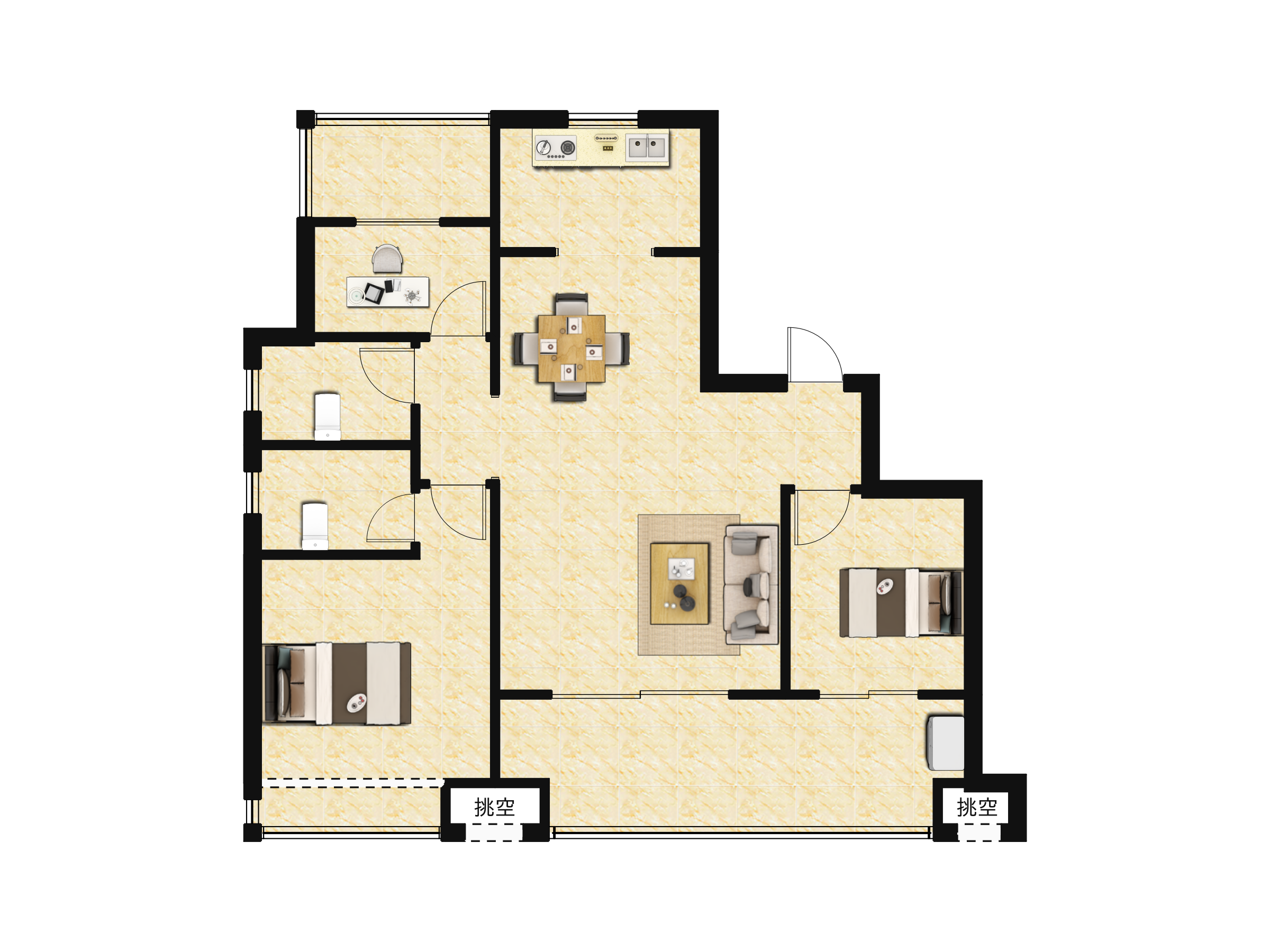 卓越蔚蓝海岸户型图