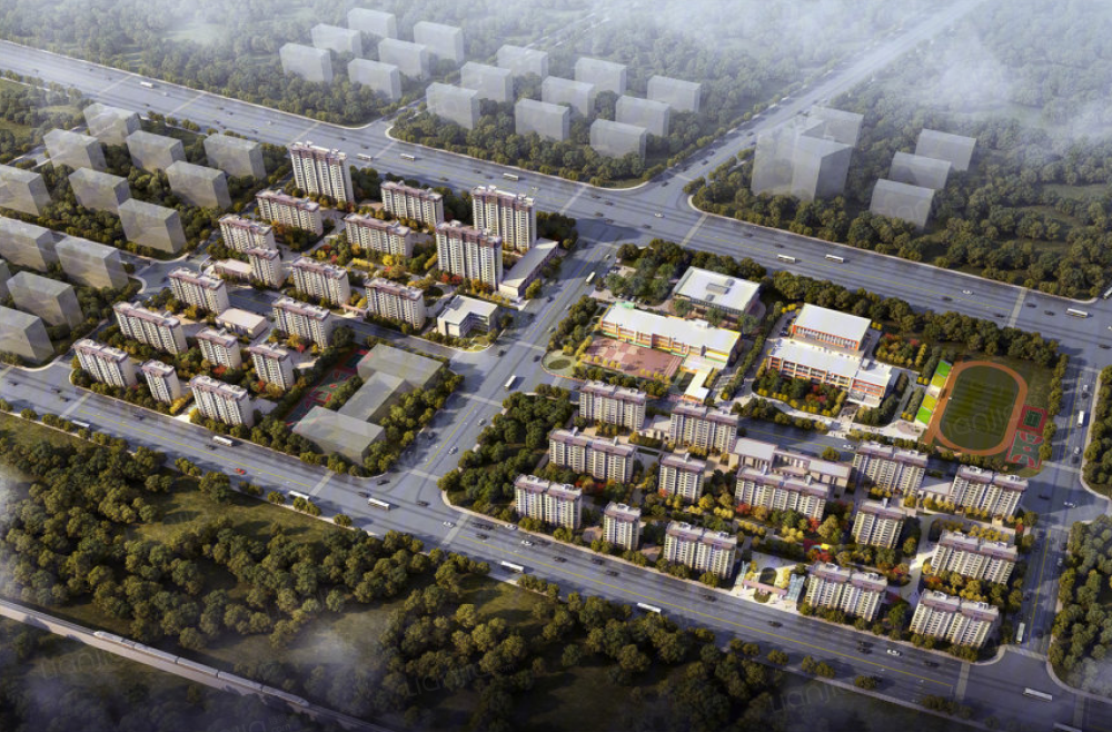 中国铁建花语拾光效果图