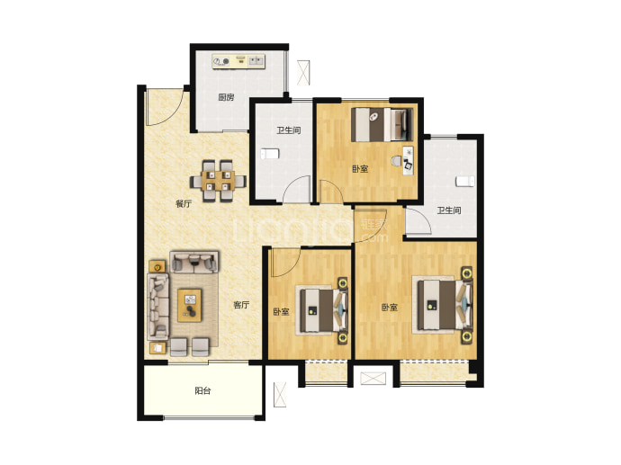 海伦堡云璟台--建面 110m²