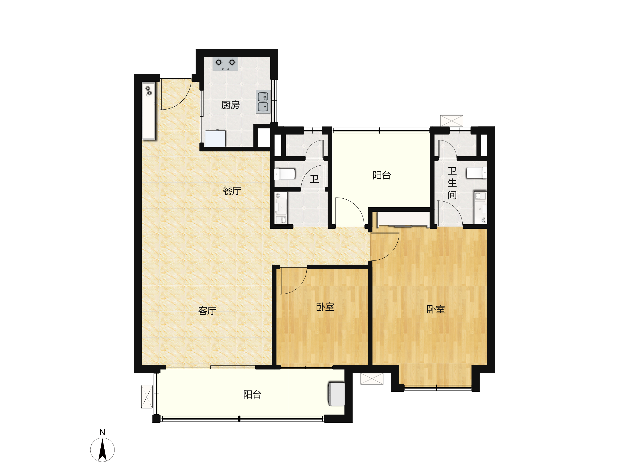 佳兆业滨江四季户型图