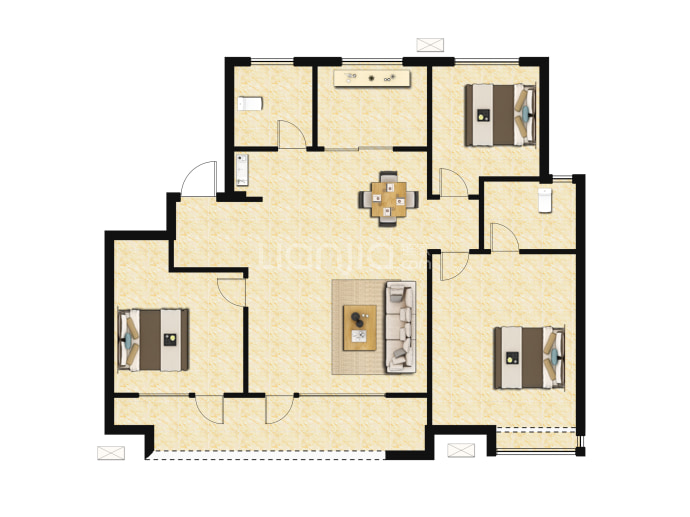 天一仁和·宸璟锦里--建面 103m²