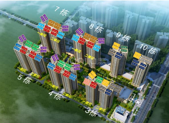 效果图瑞禧园住宅在售大亚湾/万达/惠州大亚湾西区龙山八路86号2室/3