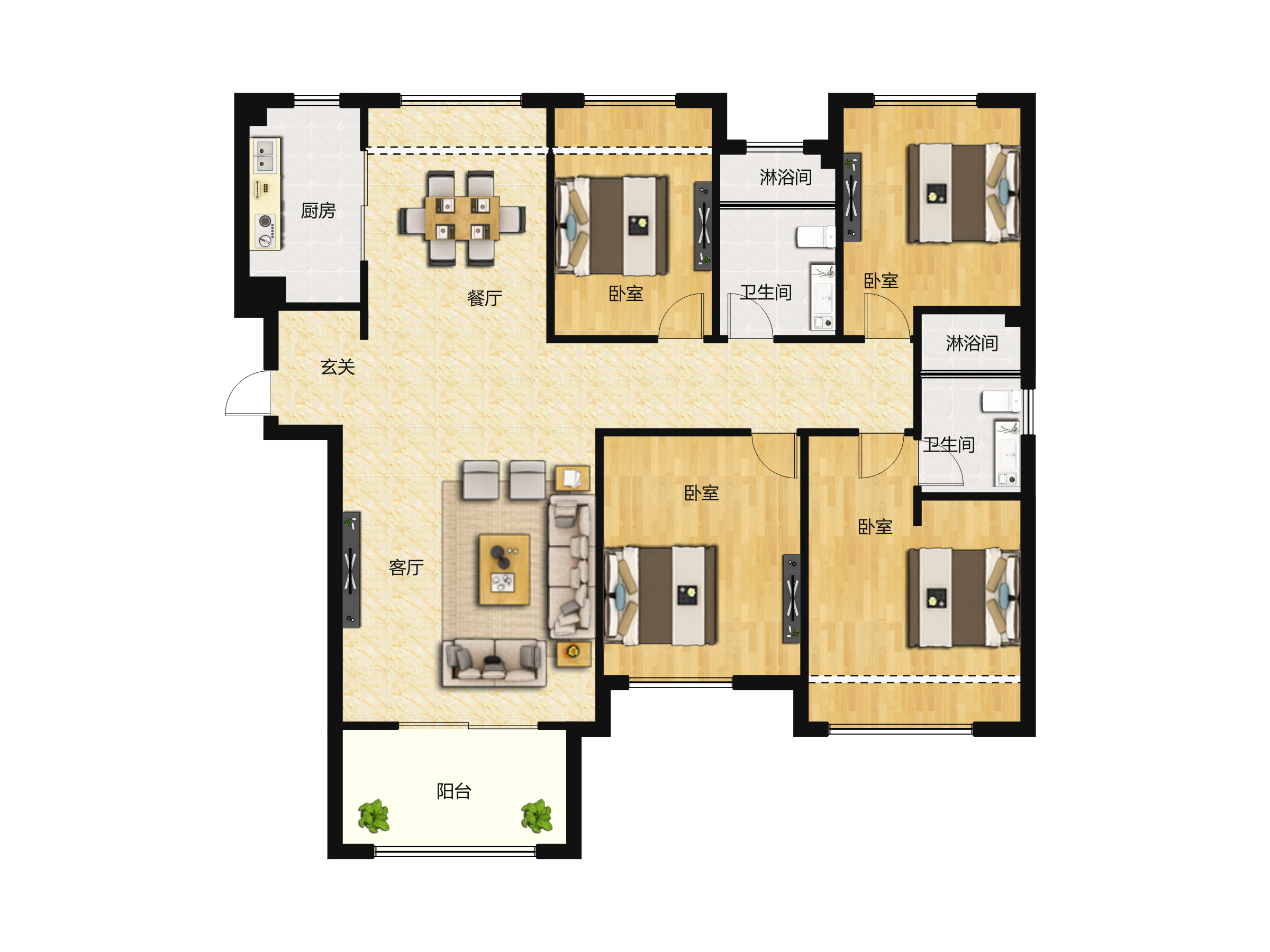 盛澳金尊府户型图(盛澳金尊府链家新房)