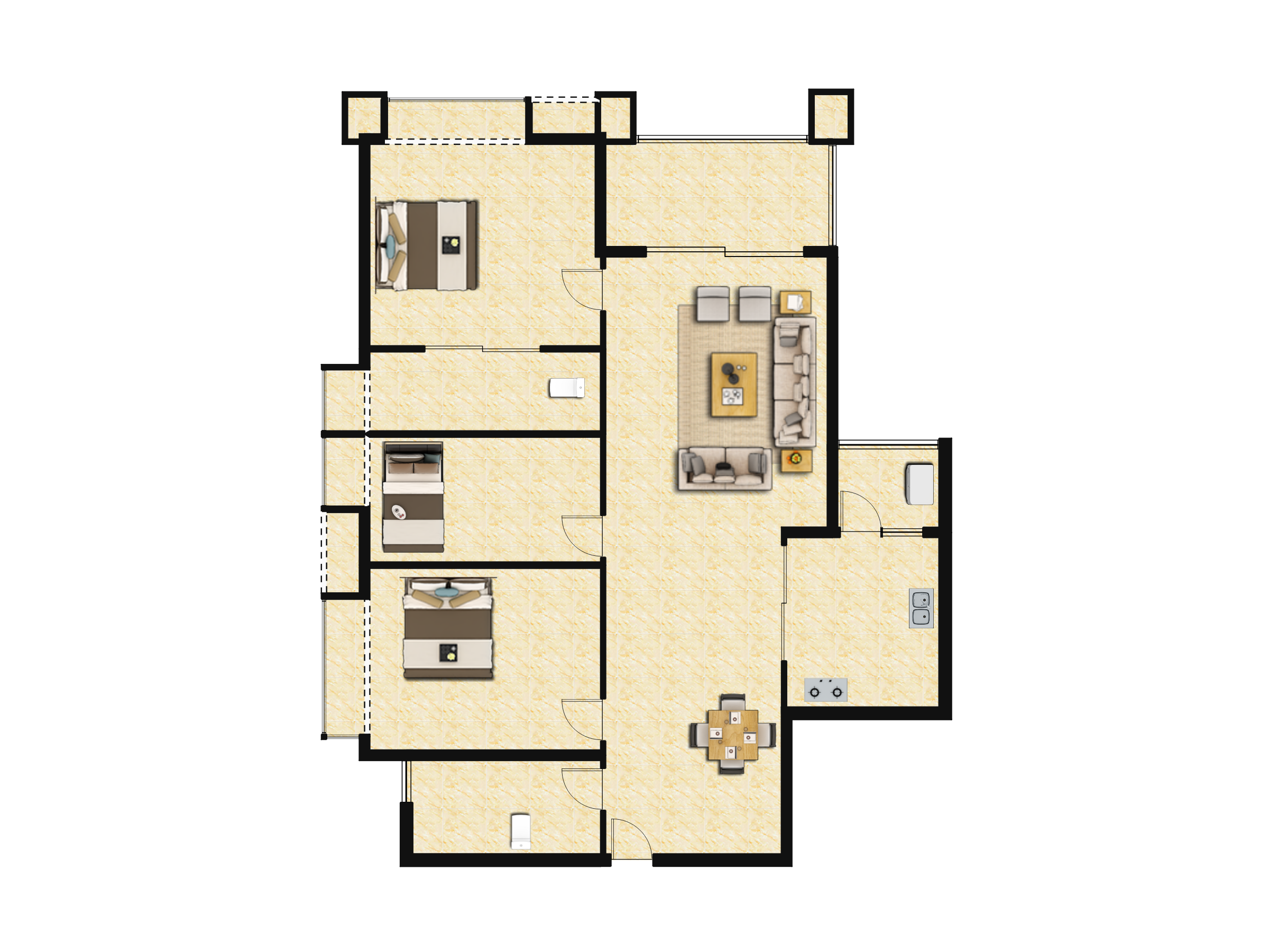 广地花园户型图