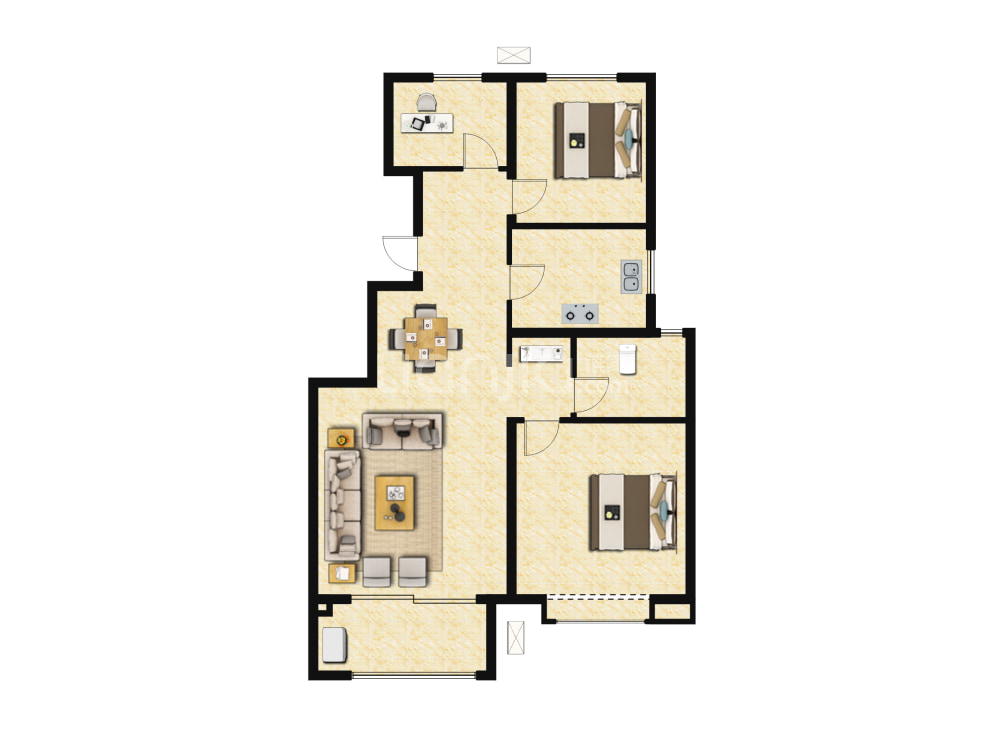 新城·玺樾熙棠户型图(链家网)