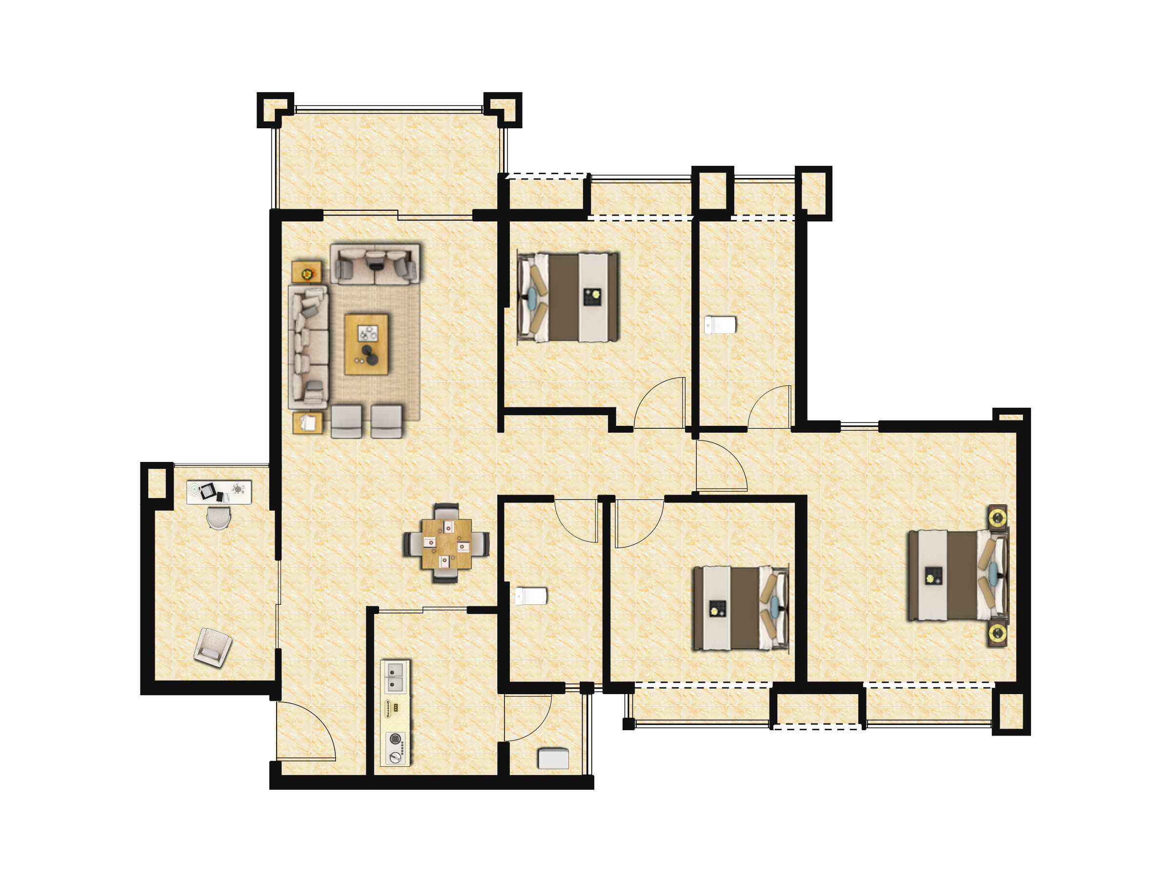 广地花园户型图