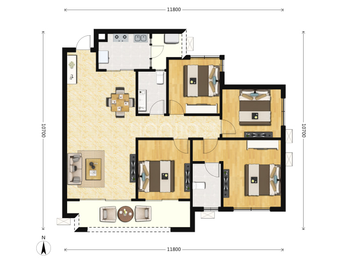 桐栖学府--建面 119m²