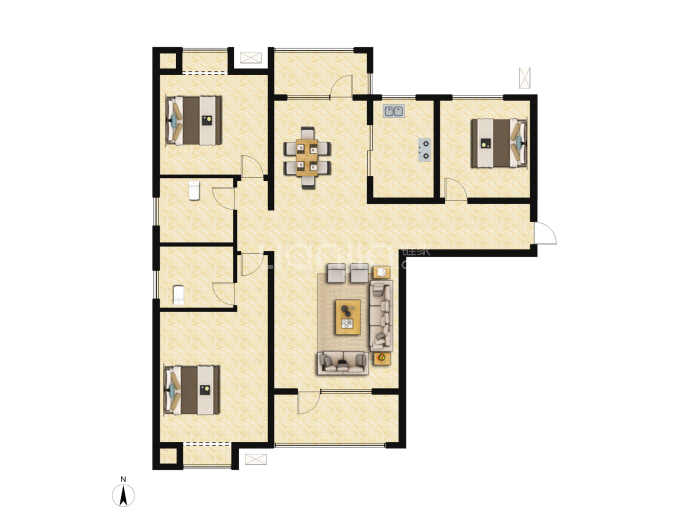 观海华苑--建面 139m²