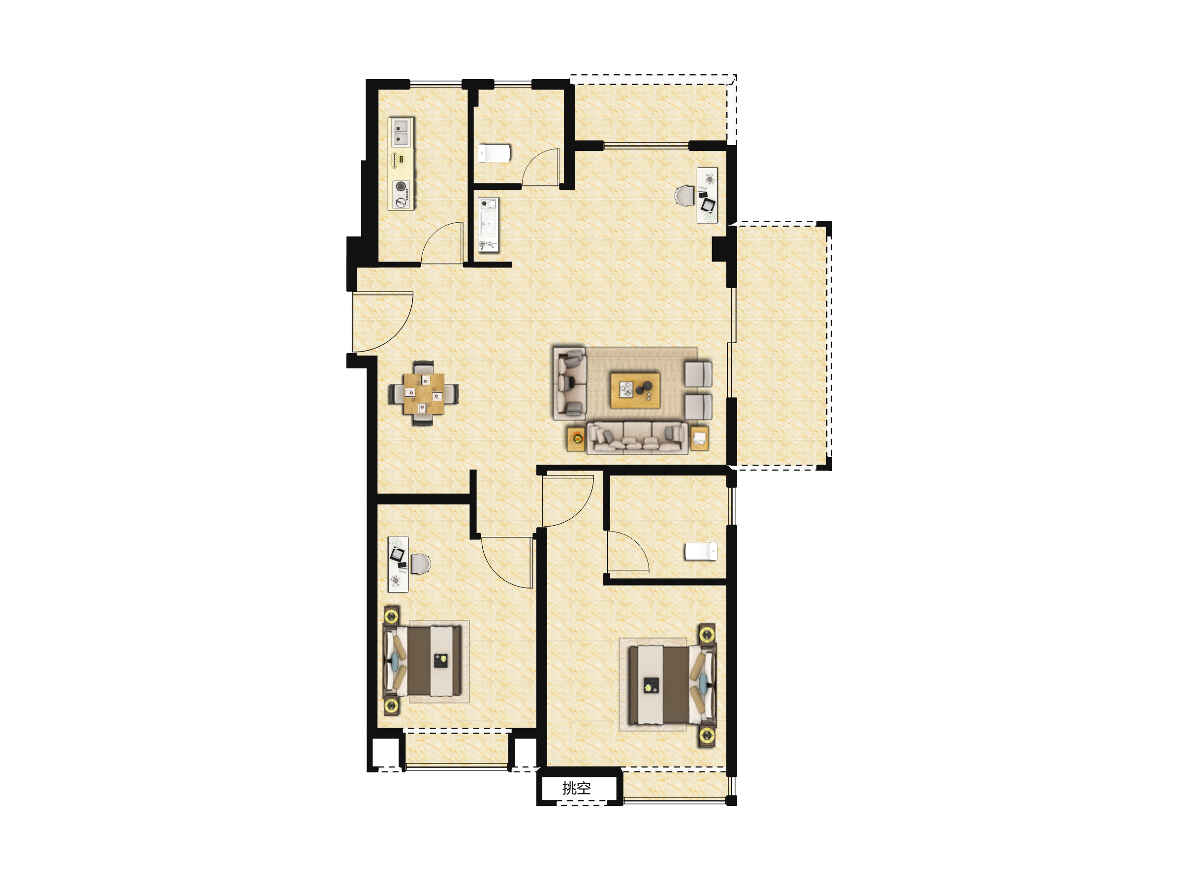 卓越蔚蓝海岸户型图