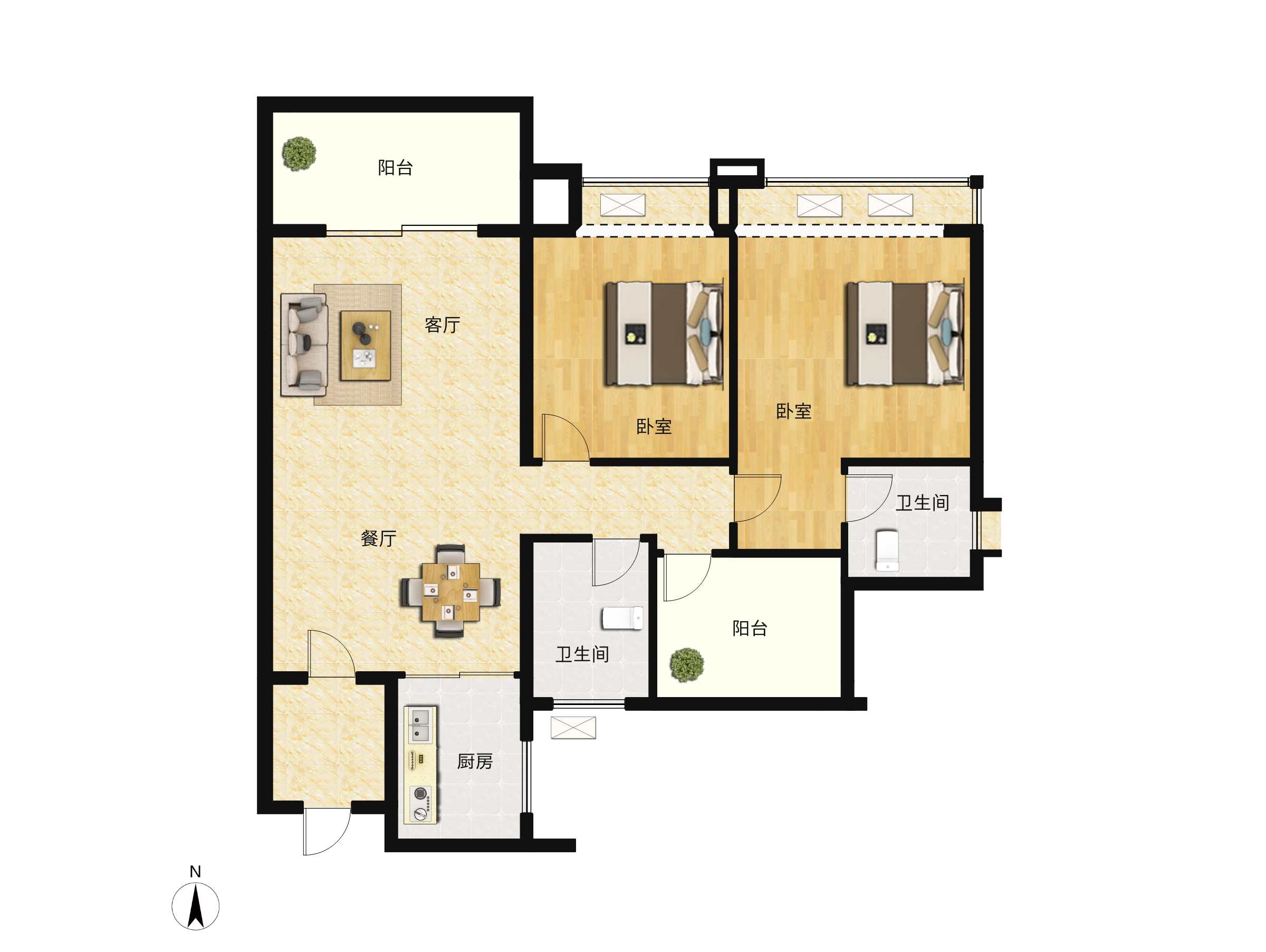 怡翠尊堤户型图