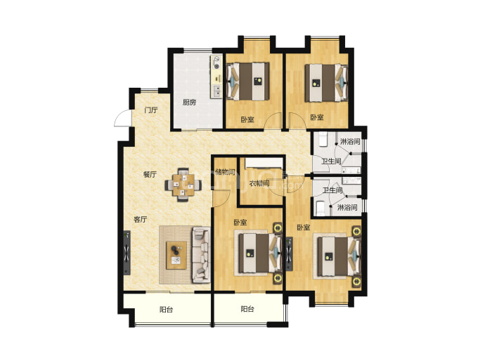 融创城--建面 154m²