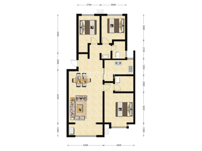 华远海蓝和光--建面 129m²