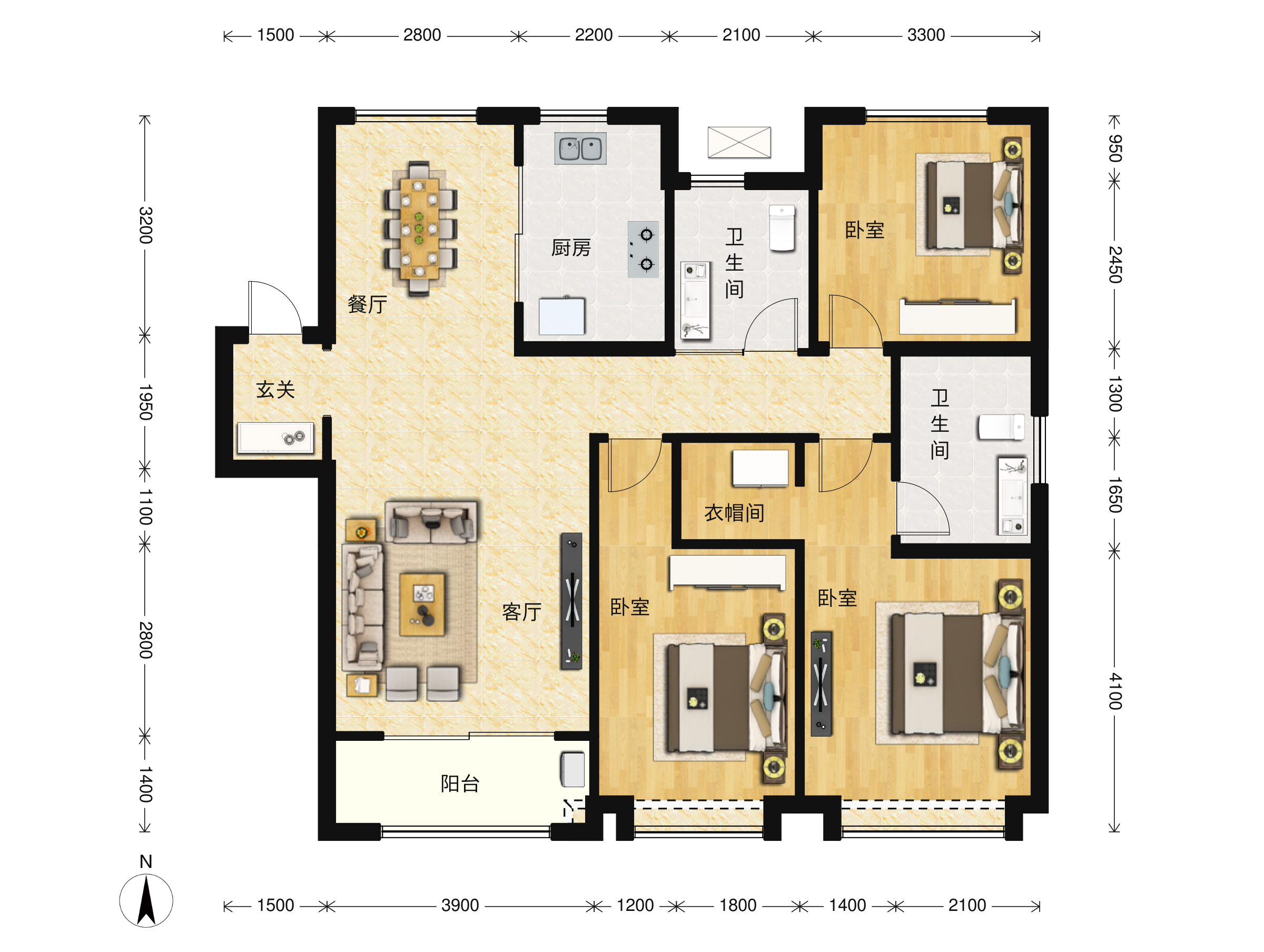融创中心户型图