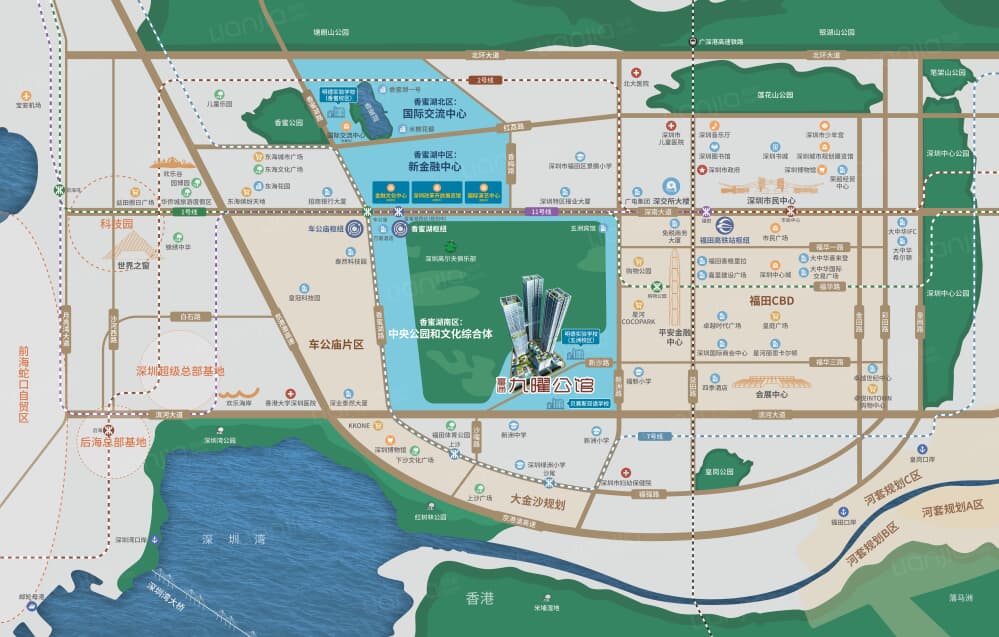 富通九曜公馆_深圳福田区富通九曜公馆房价、楼盘详情-深圳链家