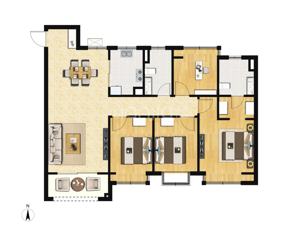 江山大境户型图(链家网)