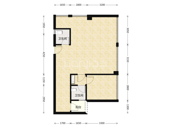 福城·前海新纪元二期--建面 95m²