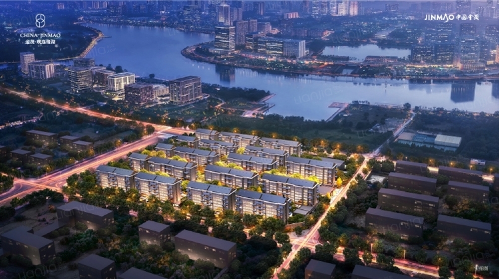 金茂璞逸缦湖效果图