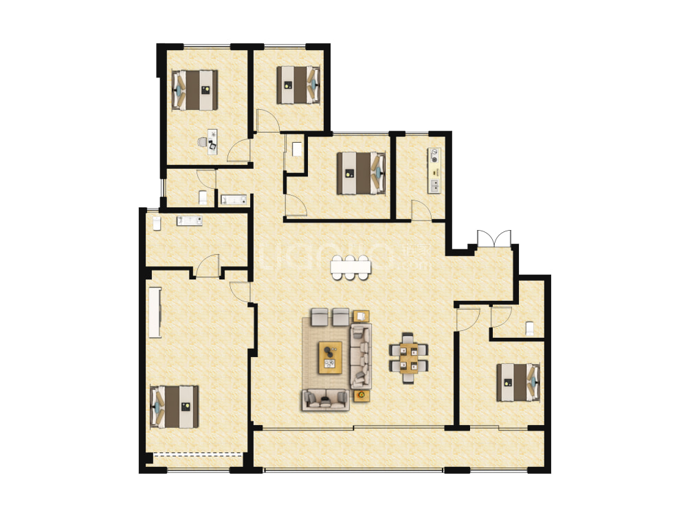建发养云户型图(链家网)