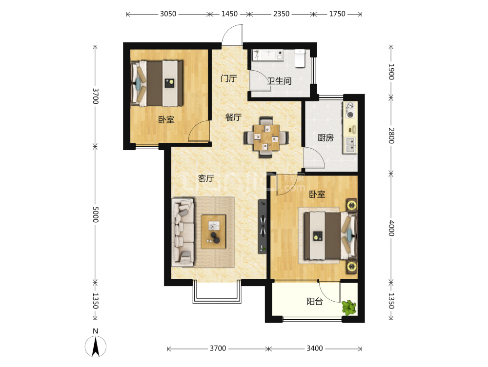 最近更新时间:2017年06月27日 户型解读