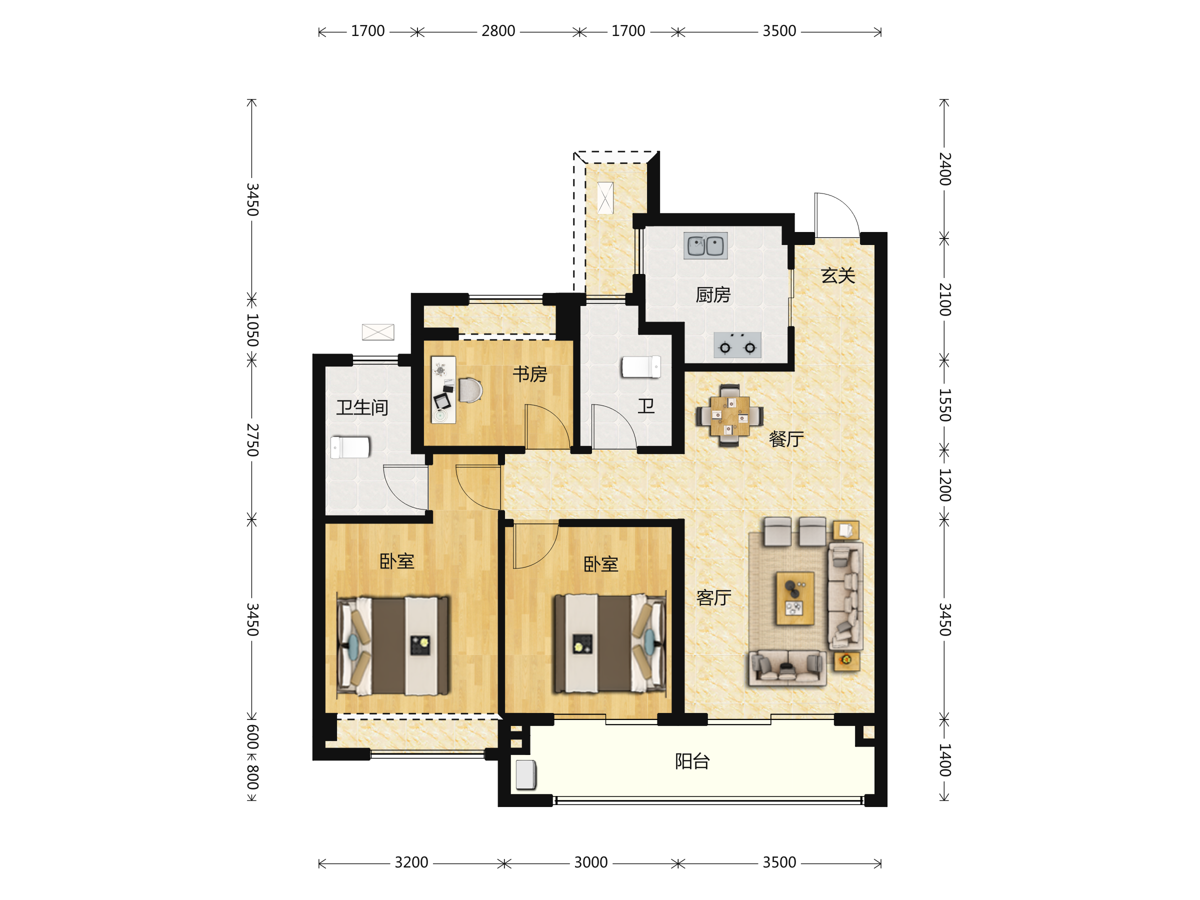 江山云樾府户型图