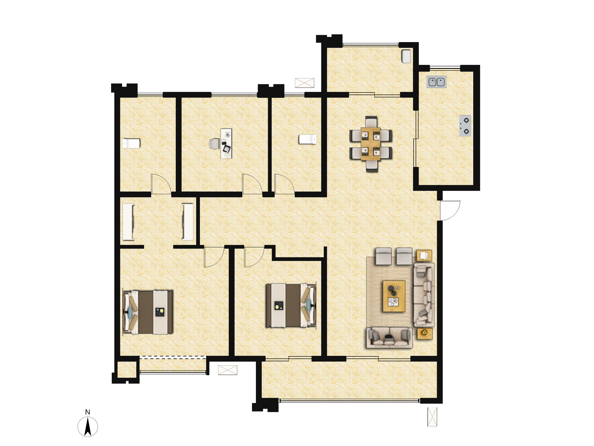 西安泛悦城户型图