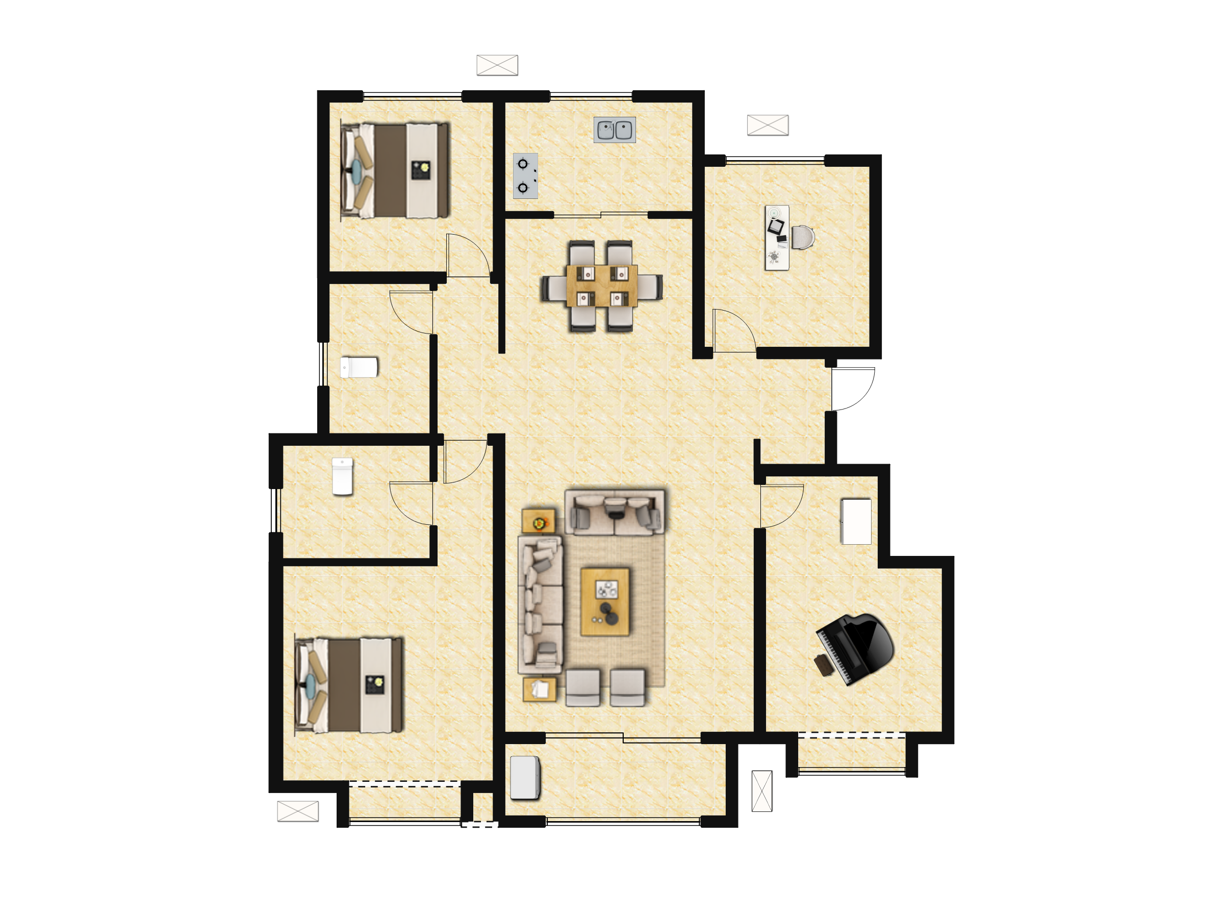 华润昆仑御户型图