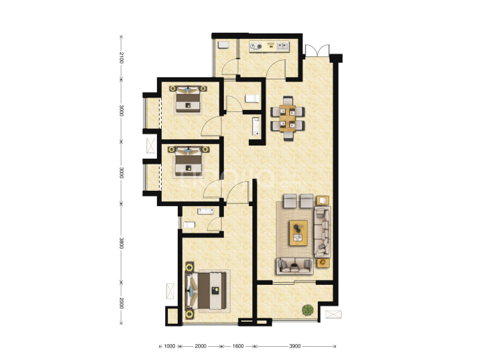 建工梧桐屿--建面 119m²