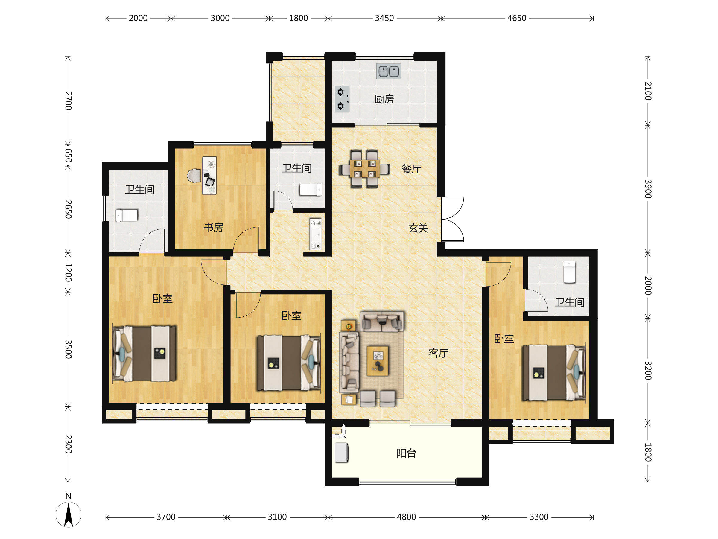 远洋晟庭户型图(远洋晟庭链家新房)
