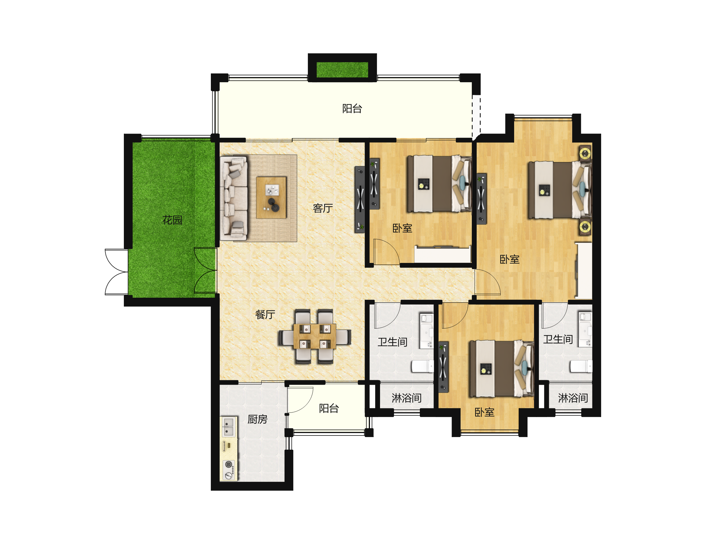 名城御景绿洲户型图(名城御景绿洲链家新房)
