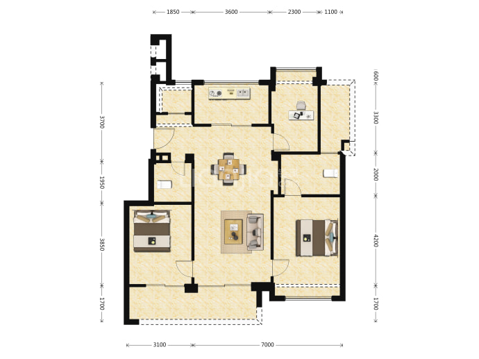 大华春山明月--建面 102m²