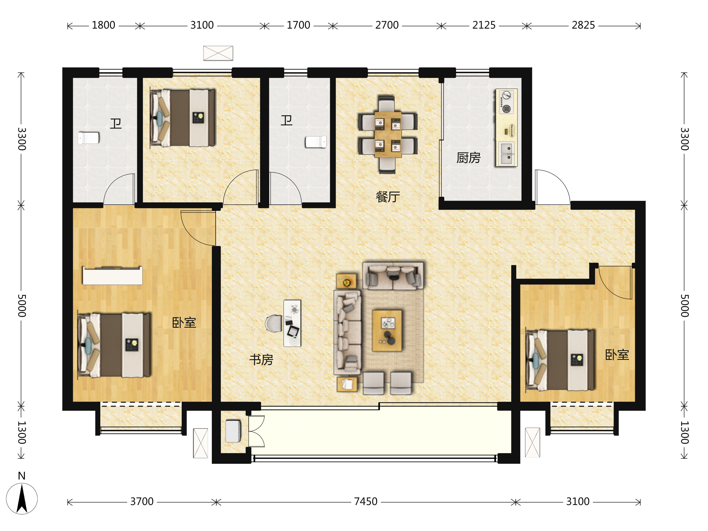 保利和光尘樾户型图