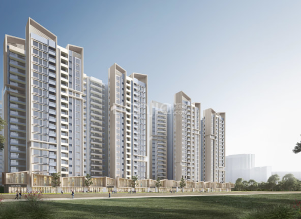 效果图实地紫藤公馆住宅在售顺德/容桂/长业路1号3室/4室建面 93-127