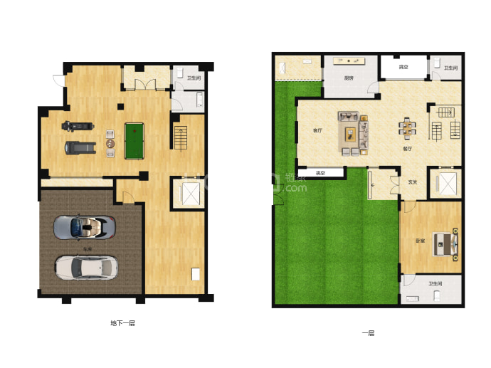 新黄浦四象府--建面 222m²