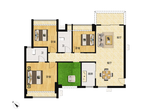 捷和广场二期水漾坊