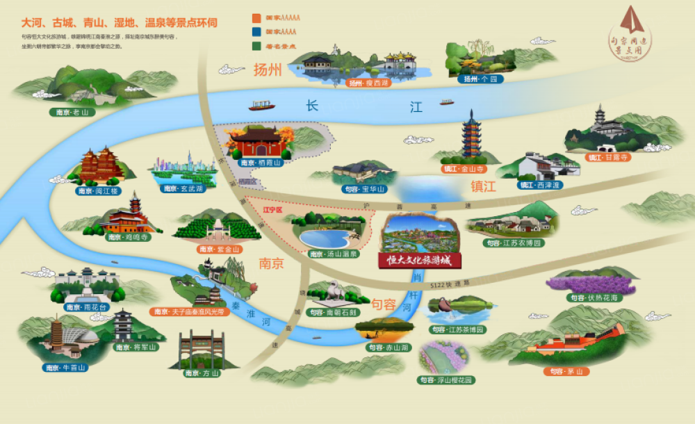 句容恒大文化旅游城区位