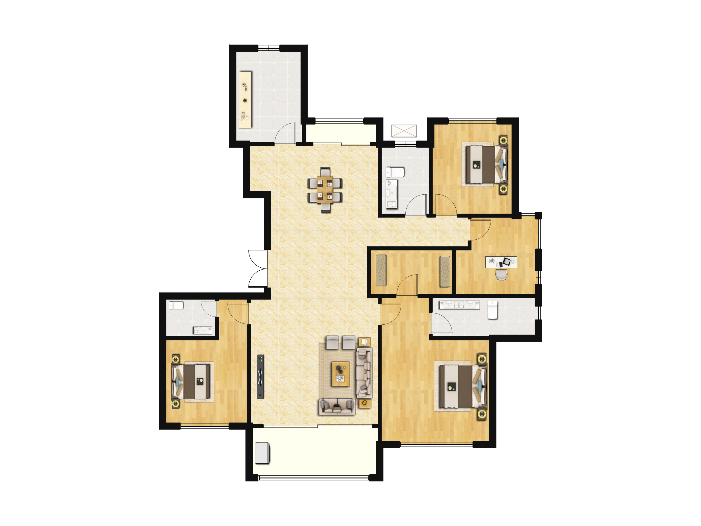 翰林国际户型图