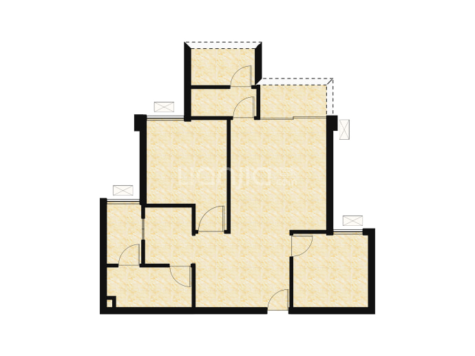 西海岸凯悦--建面 86.41m²