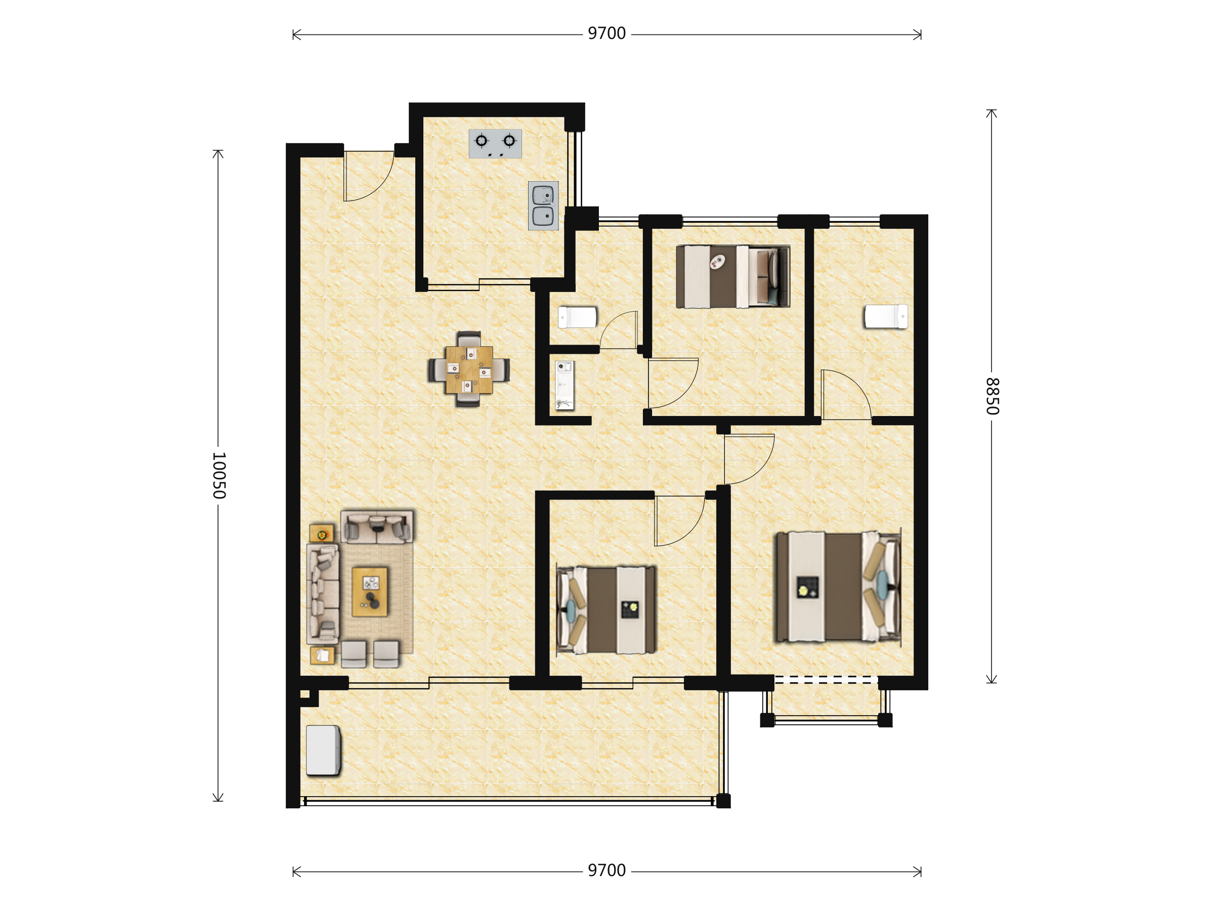 万科城户型图(万科城链家新房)