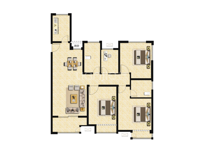 海伦堡·梁溪本源--建面 131m²