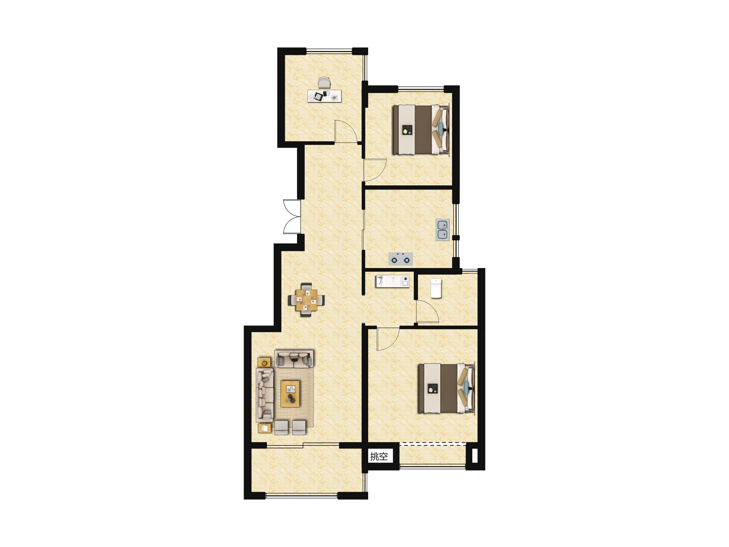 栖霞鲁能公馆户型图(栖霞鲁能公馆链家新房)