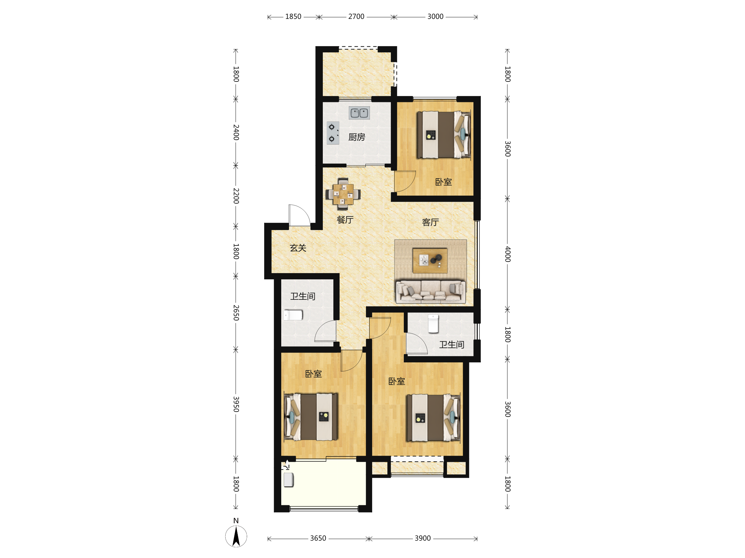 远洋晟庭户型图(远洋晟庭链家新房)
