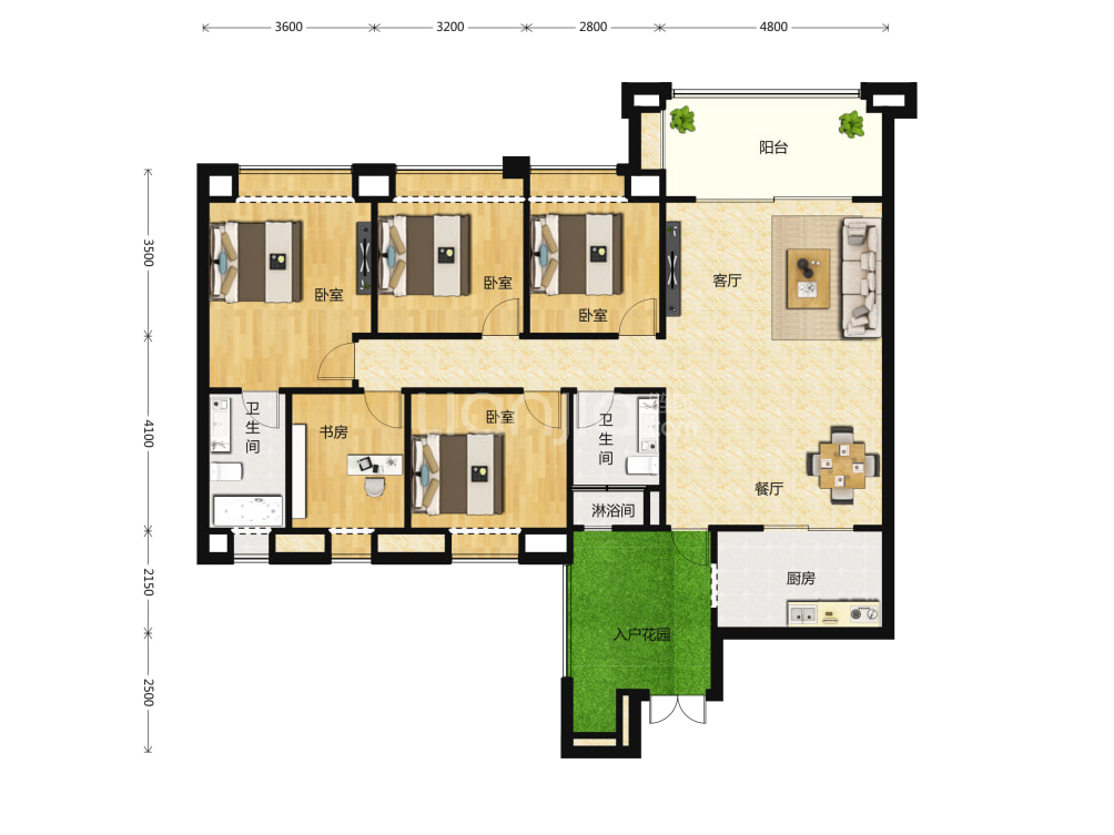 佛奥湾户型图(链家网)